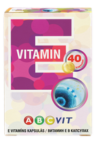 ABC VIT E Vitamin capsules, 40 pcs.
