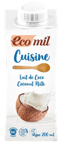 ECOMIL Coconut Milk culinary cream, 200 ml