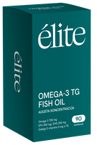 ELITE Omega-3 Tg Fish Oil kapsulas, 90 gab.