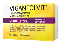 VIGANTOLVIT 2000SV D3 kapsulas, 120 gab.