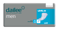 DAILEE Men Premium Level 3 urological pads, 15 pcs.