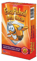 EASY FISHOIL Beta Glucan Zivju eļļas želejas konfektes, 30 gab.