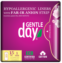 GENTLE DAY Regular Travel ikdienas ieliktnīši, 15 gab.