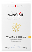 SWISS OVIT Vitamin C 500 mg capsules, 30 pcs.
