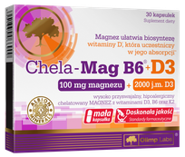 OLIMP LABS Chela Mag B6 +D3 capsules, 30 pcs.
