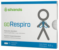 GORESPIRO Ar augu ekstraktiem kapsulas, 15 gab.