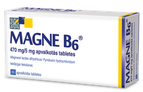 MAGNE B6 (Magnijs) 470 mg /5 mg pills, 60 pcs.