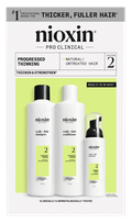 NIOXIN Hair Care System 2 Kit for Natural Hair with Progressed Thinning set, 1 pcs.