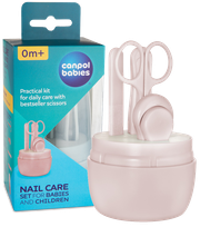 CANPOL BABIES Pink Nagu kopšanas komplekts, 1 gab.