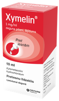 XYMELIN 1 mg/ml deguna pilieni, 10 ml