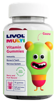 LIVOL  Multi Vitamin (berry / fruit) jelly bears, 75 pcs.