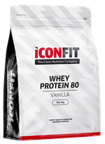 ICONFIT Whey Protein 80 - Vanilla pulveris, 1000 g
