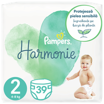 PAMPERS Harmonie 2 (4-8 kg) diapers, 39 pcs.