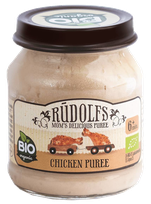 RŪDOLFS Куриное БИО 6+ пюре, 120 г