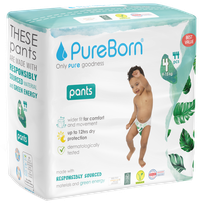 PUREBORN Pull ups Double Pack Size 4-XL nappy pants, 44 pcs.