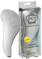 RICH Pure Luxury Satin Touch Detangling Silver Sparkle matu suka, 1 gab.