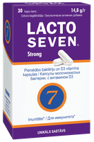 LACTO SEVEN Strong kapsulas, 30 gab.