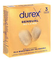 DUREX Sensual No Latex prezervatīvi, 3 gab.