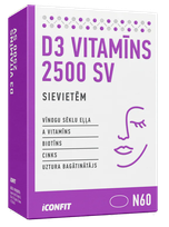 ICONFIT D3 Vitamin 2500 For Women capsules, 60 pcs.