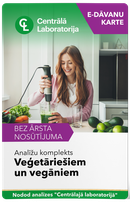 CENTRĀLĀ LABORATORIJA For Vegetarians and Vegans test package, 1 pcs.