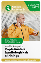 CENTRĀLĀ LABORATORIJA Cardiovascular Health test package, 1 pcs.