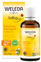 WELEDA Baby Kliņģerīšu eļļa zīdaiņu vēderiņu masāžai, 50 ml