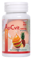 APTIEKAS PRODUKCIJA ApCvit 1000 mg+Rosehip pills, 30 pcs.