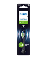 PHILIPS Sonicare Optimal White (black) electric toothbrush heads, 4 pcs.