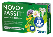 NOVO-PASSIT 200 mg tabletes, 10 gab.