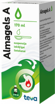 ALMAGEL A suspensija, 170 ml