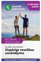CENTRĀLĀ LABORATORIJA General Health Assessment test package, 1 pcs.