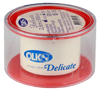OLKO  Delicate 2.5 x 500 cm adhesive plaster roll, 1 pcs.