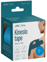 JNX ORTO 5 cm x 5 m (blue) kinezioloģiskais teips, 1 gab.