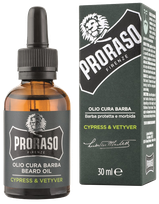 PRORASO Cypress & Vetyver масло для бороды, 30 мл