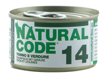 NATURAL CODE 14 Tuna And Vegetables canned food for cats, 85 g