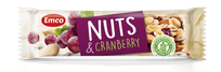 EMCO Nuts & Cranberry batoniņš, 35 g