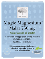 NEW NORDIC Magic Magnesium Malat tabletes, 60 gab.