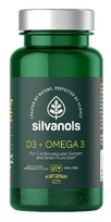 SILVANOLS Premium D3 Vitamīns + Omega3 capsules, 60 pcs.
