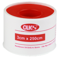 OLKO  3 x 250 cm adhesive plaster roll, 1 pcs.