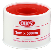 OLKO  3 x 500 cm adhesive plaster roll, 1 pcs.