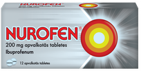 NUROFEN  200 mg tabletes, 12 gab.