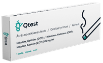 QTEST Nicotine (COT) rapid test, 1 pcs.