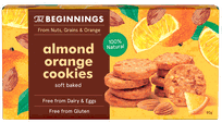 THE BEGINNINGS Almond orange  cookies, 80 g