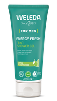 WELEDA For Men EnergyFresh 3in1 dušas želeja, 200 ml
