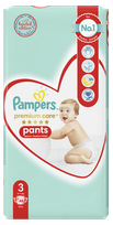 PAMPERS Premium Care 3 (6-11 kg) autiņbiksītes, 48 gab.