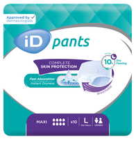 ID Pants Maxi L (100-145 cm) nappy pants, 10 pcs.