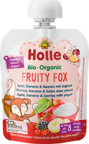 HOLLE Apple, banana and berry puree, 85 g