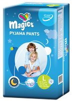 MAGICS Pyjama Pants L (27-57 kg) трусики, 12 шт.