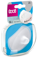 LOVI Skin Touch S (version GB) nipple shields, 2 pcs.