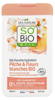 SO BIO ETIC Peach & White Flowers shower gel, 450 ml